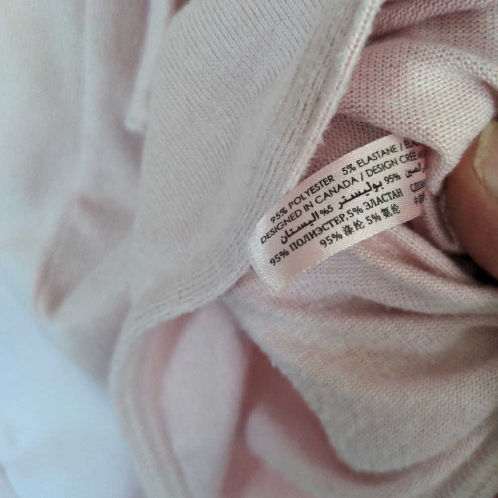 La Vie En Rose Pajama Romper Pink SZ Medium Long Sleeve Jumper Soft Shorts Logo - Picture 8 of 11